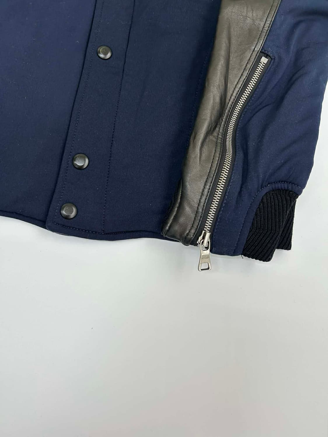 [95] 타임 옴므 양가죽 울 스타디움 바시티 슬리브 자켓 상품이미지7