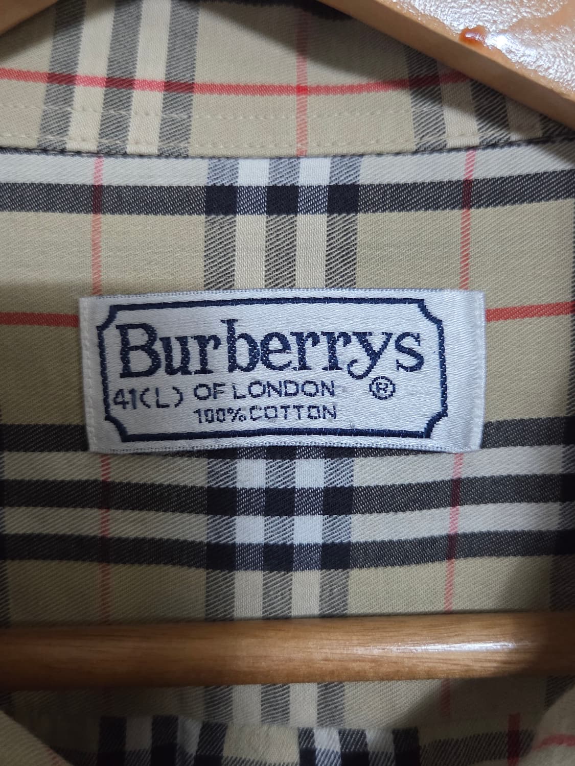 (정품) [버버리] 빈티지 노바체크 버튼다운 롱슬리브 셔츠 | 00217 상품이미지3