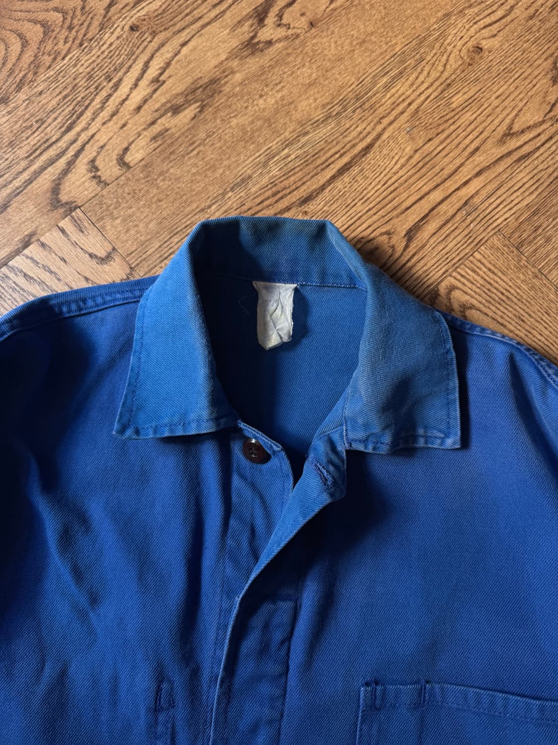 [L]90's 빈티지 잉크블루 프렌치 워크자켓 상품이미지2