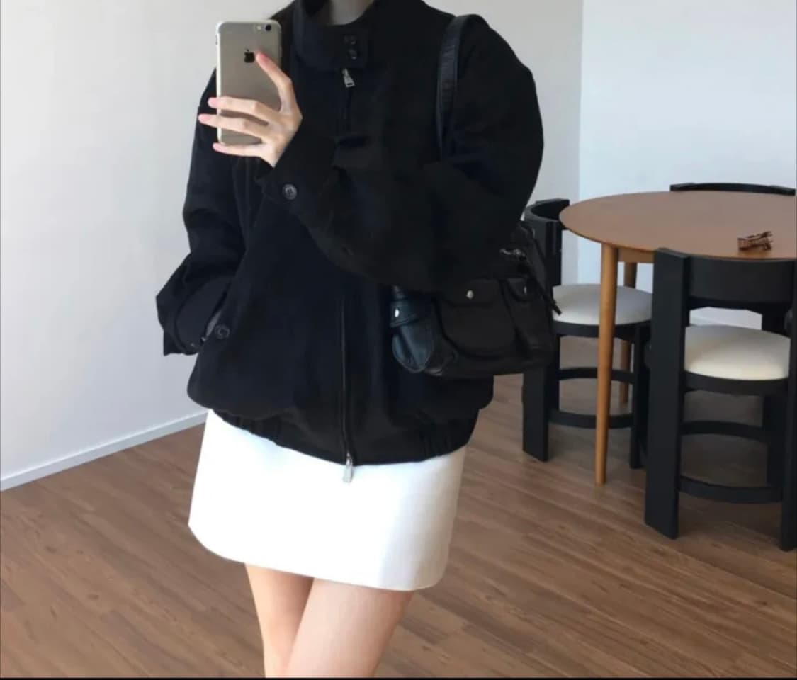 검정 스웨이드 자켓 상품이미지2