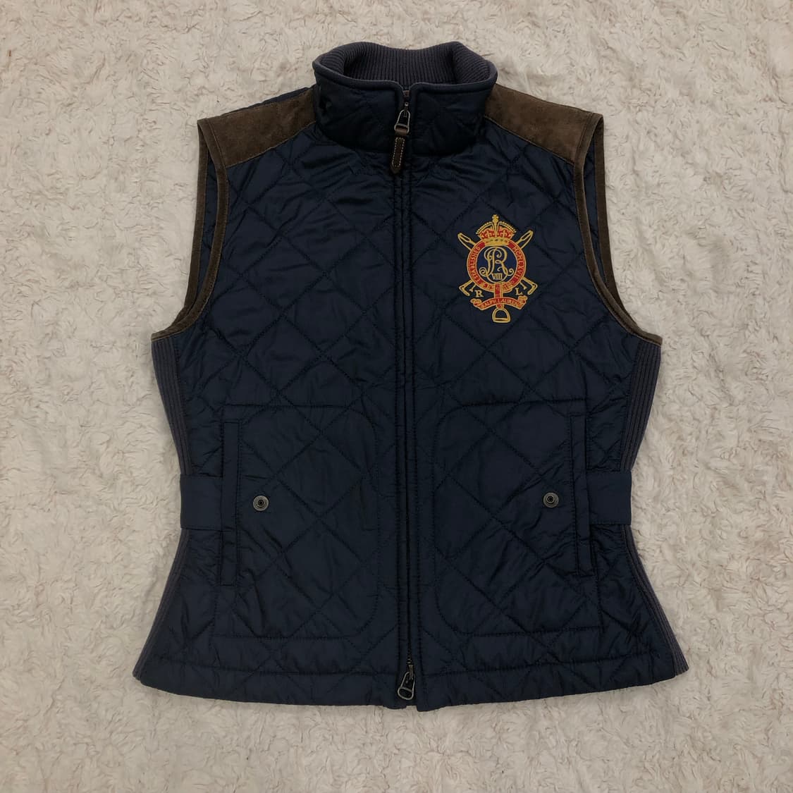 폴로 랄프로렌 네이비 퀄팅 조끼 베스트 상품이미지1