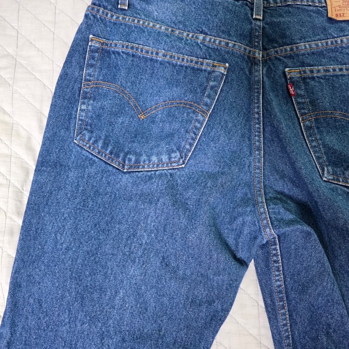 [38X30] 90s 빈티지 리바이스 517 부츠컷 데님 인디고 1 상품이미지4