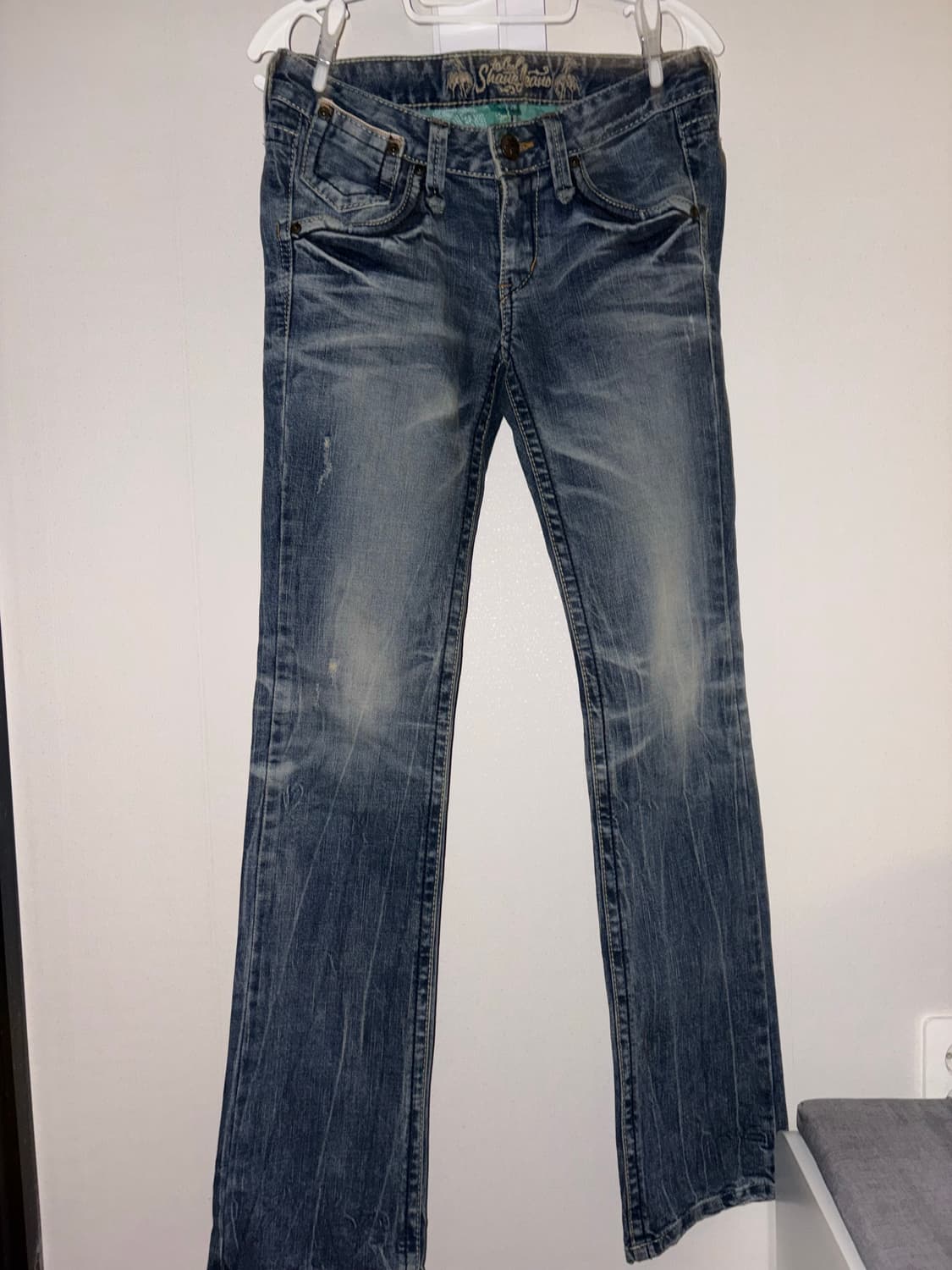 쉐인진즈 일자핏 데님팬츠 상품이미지1