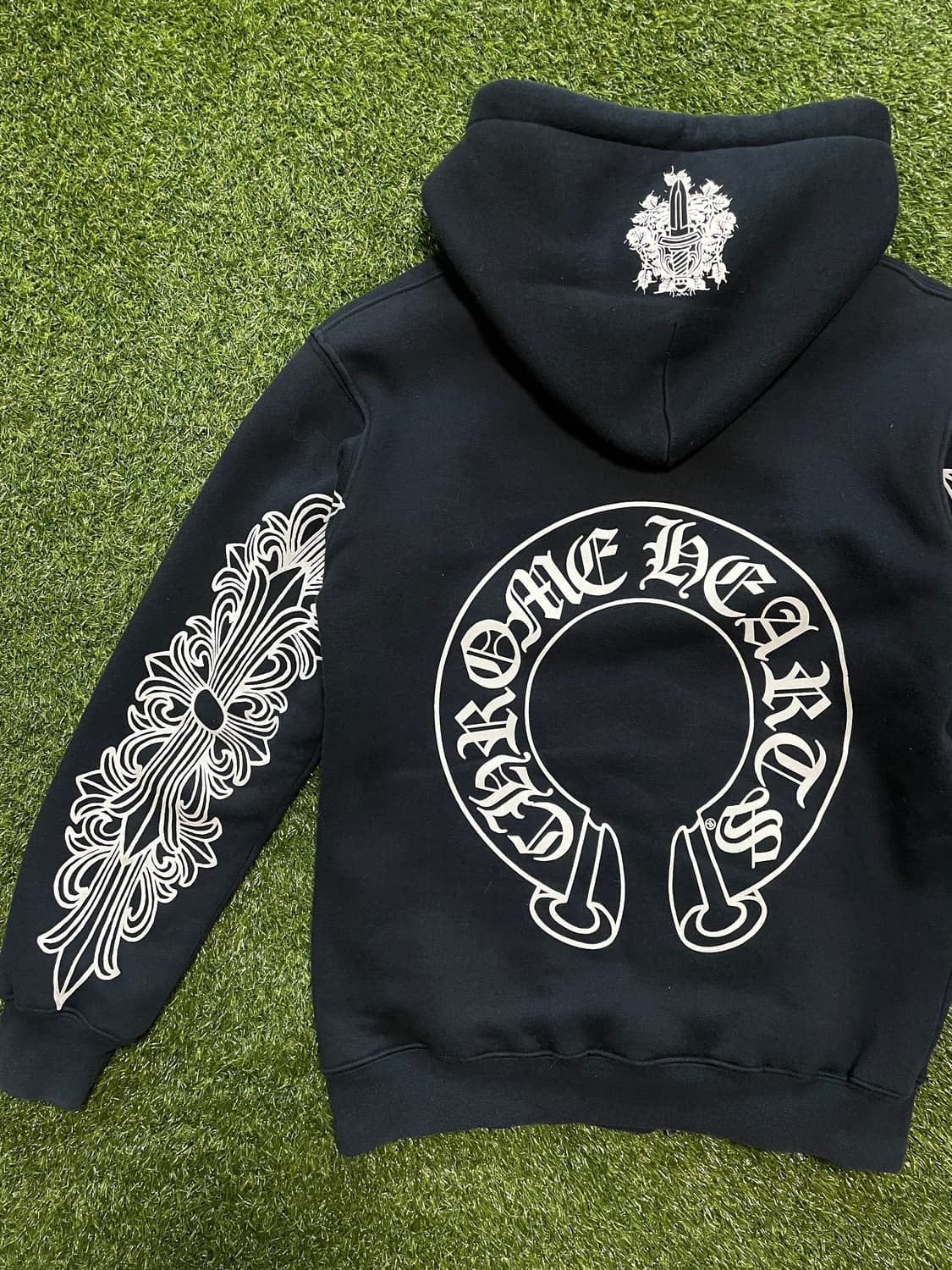 90s 올드 크롬하츠 헤비웨이트 후드 집업 상품이미지4