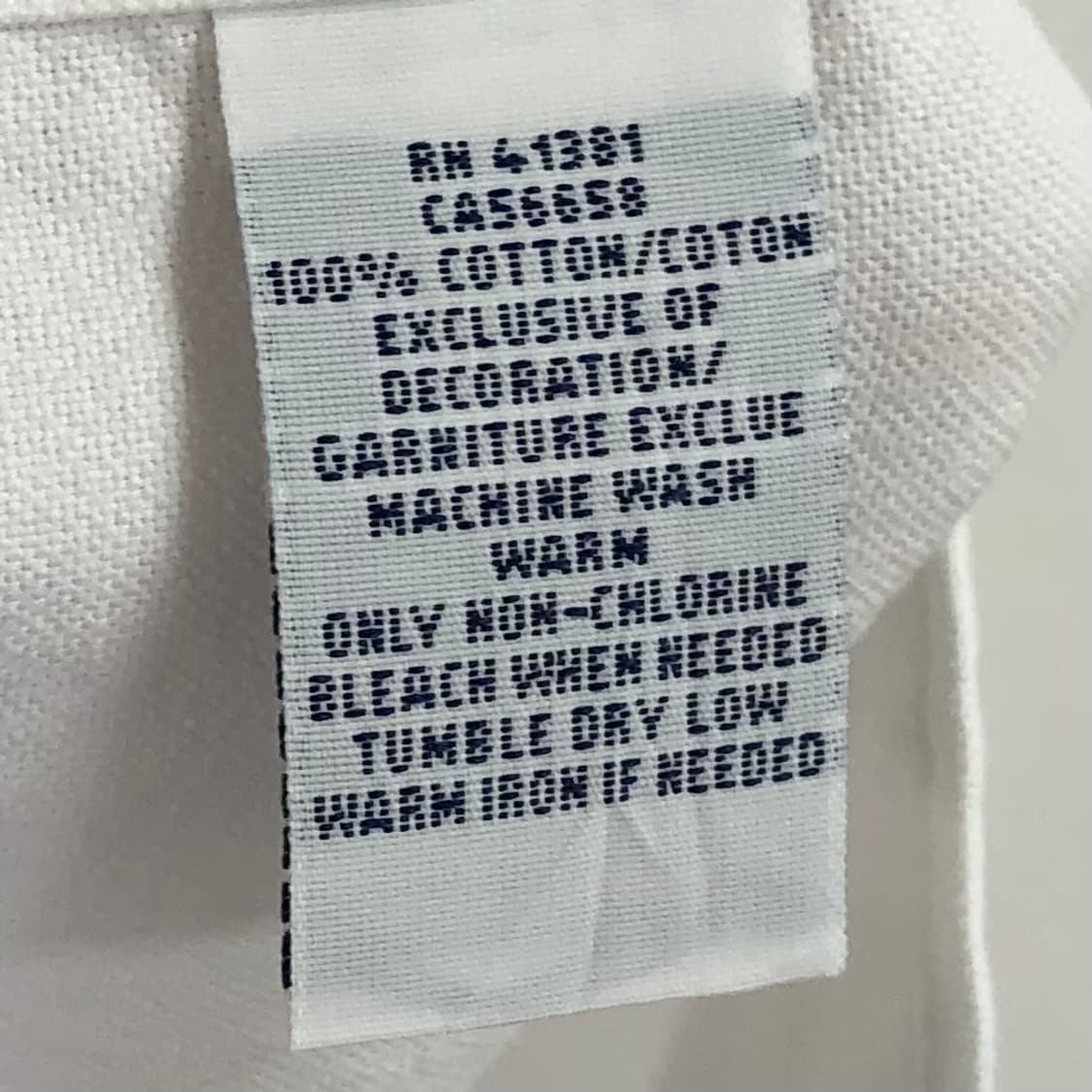 100 폴로 옥스포드 화이트 셔츠 상품이미지4