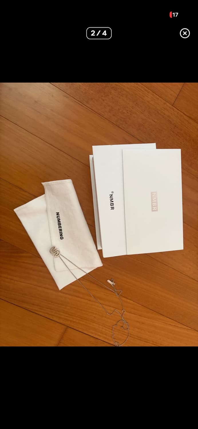 넘버링 이니셜 목걸이 상품이미지2