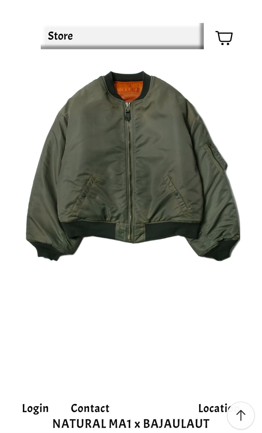 뤡코즈 ma-1 초판 L  상품이미지1