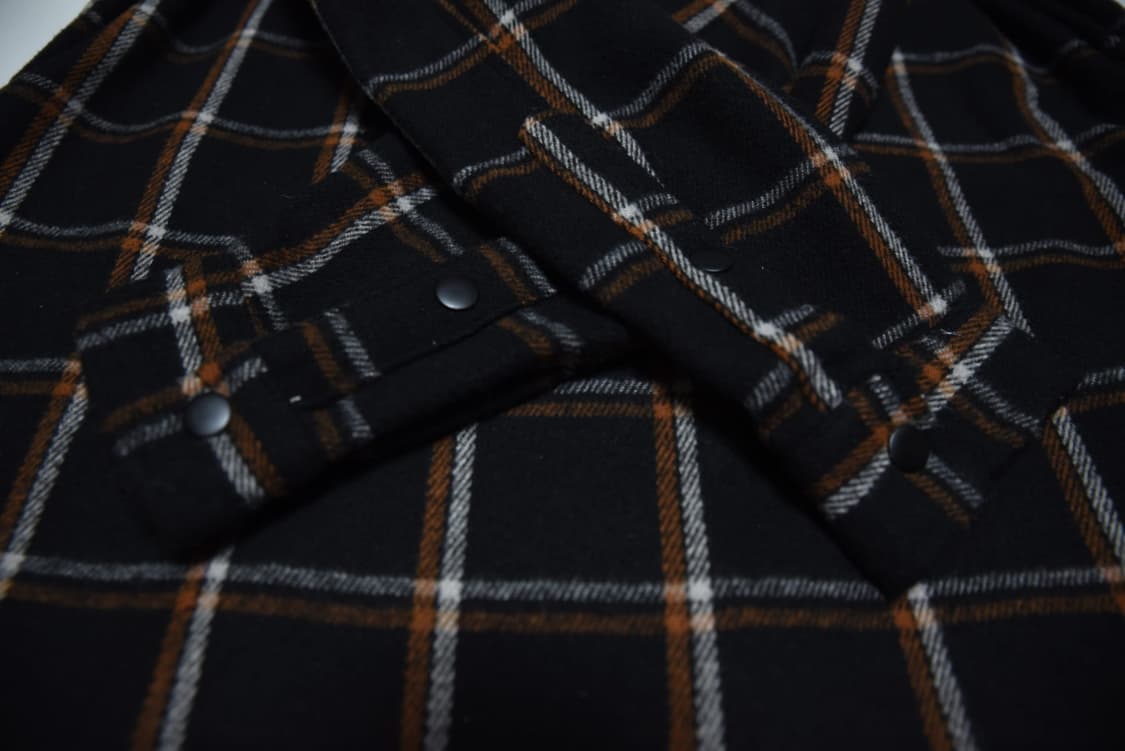 자라 남성 체크 셔츠 자켓 M 상품이미지4