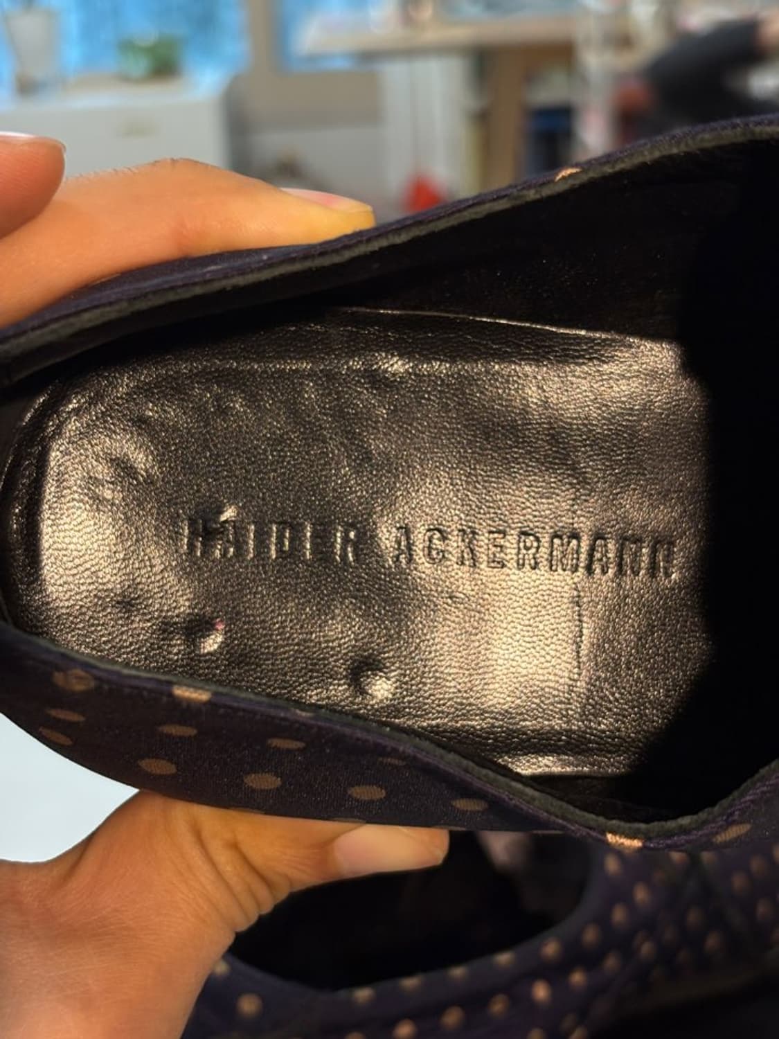 (14SS 런웨이)하이더 아커만 폴카닷 더비 슈즈 상품이미지7