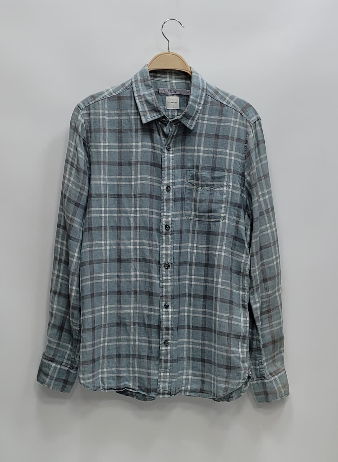 Series 시리즈 컴포트 피그먼트 린넨 체크 셔츠 / 남 95 BUX
 상품이미지1