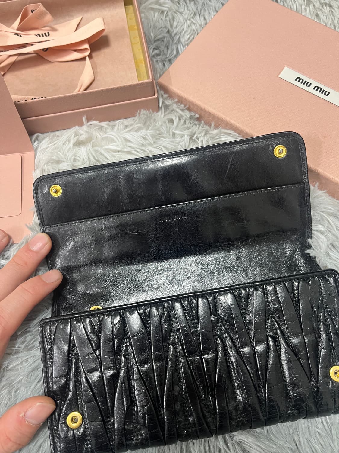 [정품/풀구성] 미우미우 마틀라세 장지갑 상품이미지4