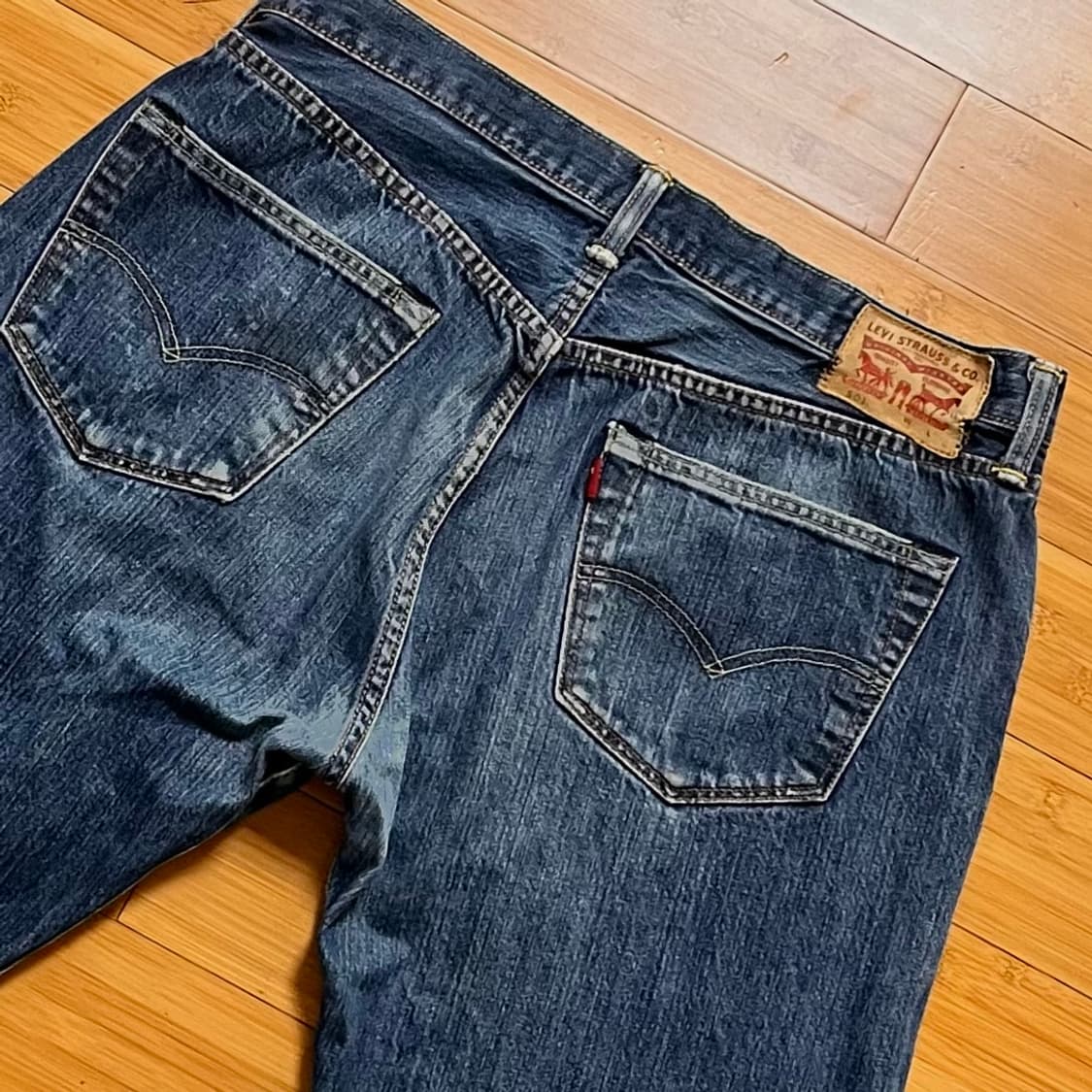 리바이스 501 블랭크탭 데님팬츠 W L 상품이미지4