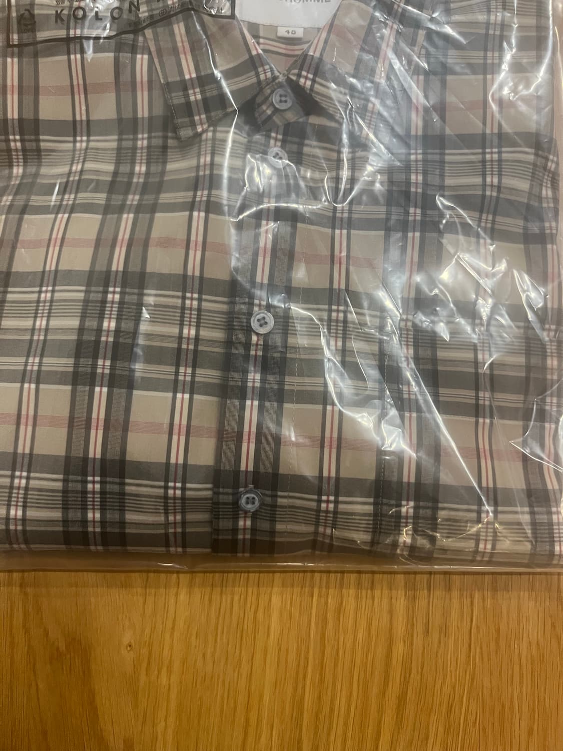 솔리드 옴므 체크 셔츠 48 상품이미지5