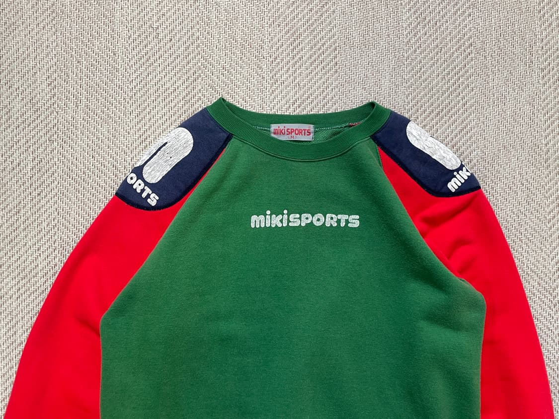 9~00s Miki sport 미키 스포츠 숄더패치 스웻 J04097 상품이미지2