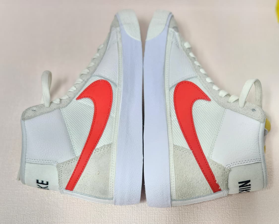 나이키 블레이저 미드 77 화이트/레드 255mm (새상품) 상품이미지3