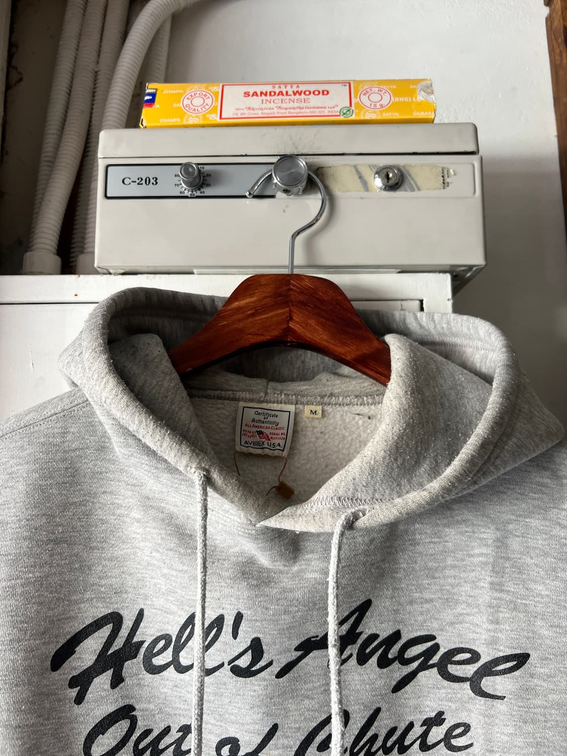 [M]AVIREX 아비렉스 에어 스트라이크 후드 티셔츠 상품이미지2