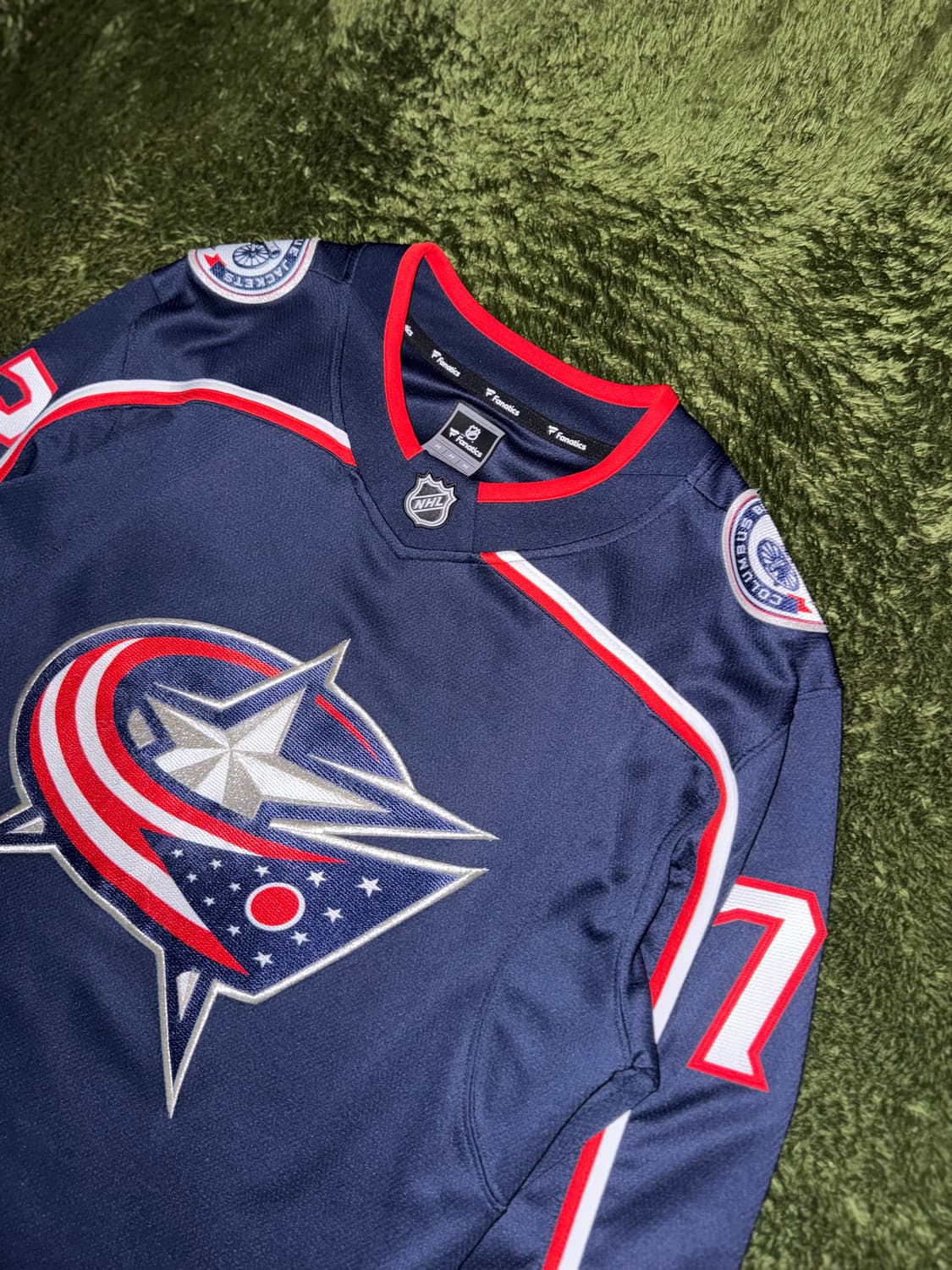 [M] 파나틱스 콜럼버스 블루재키츠 보브로프스키 72 NHL 하키 져지 상품이미지2