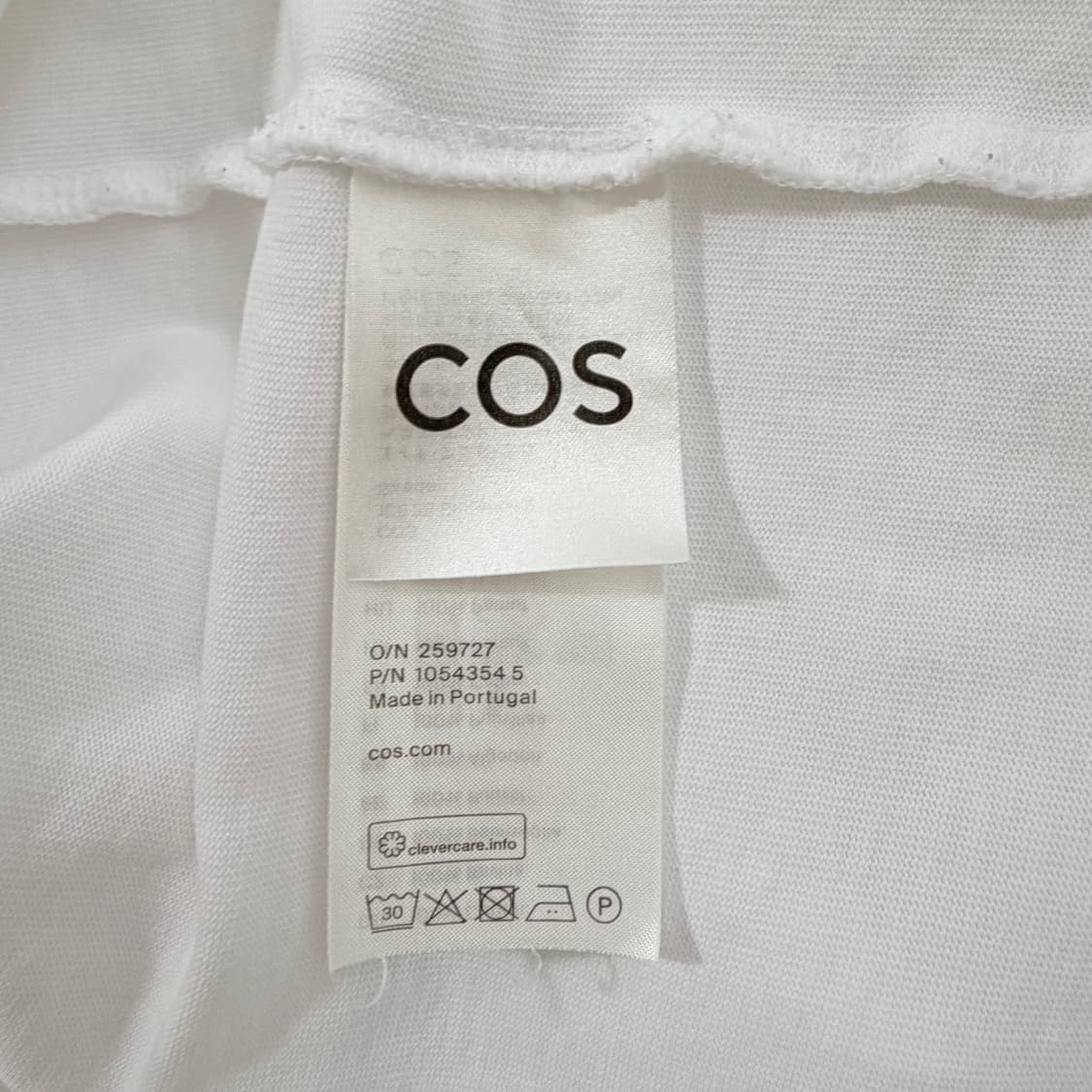 [S] COS 코스 헤비코튼 티셔츠 상품이미지6