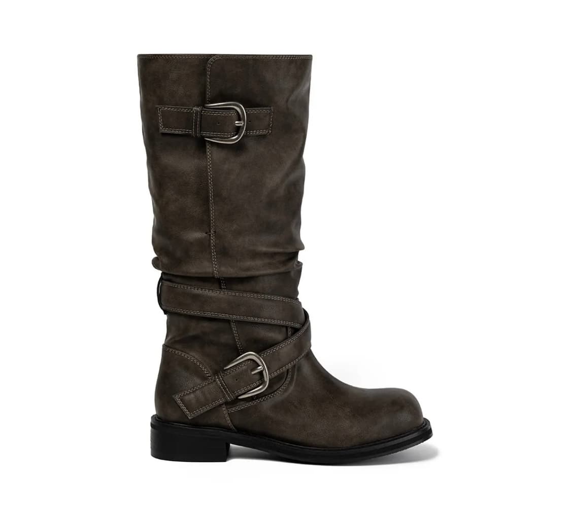 기호 Raven Foldable Buckle Boots 36 상품이미지2