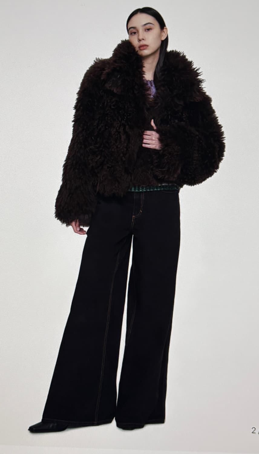 Shoreditch Ski Club 몽골리안 시어링 퍼 자켓 (새상품/정 상품이미지1