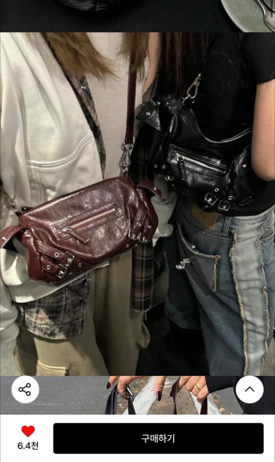 다이닛 스터드 미니 백팩 브라운 상품이미지1