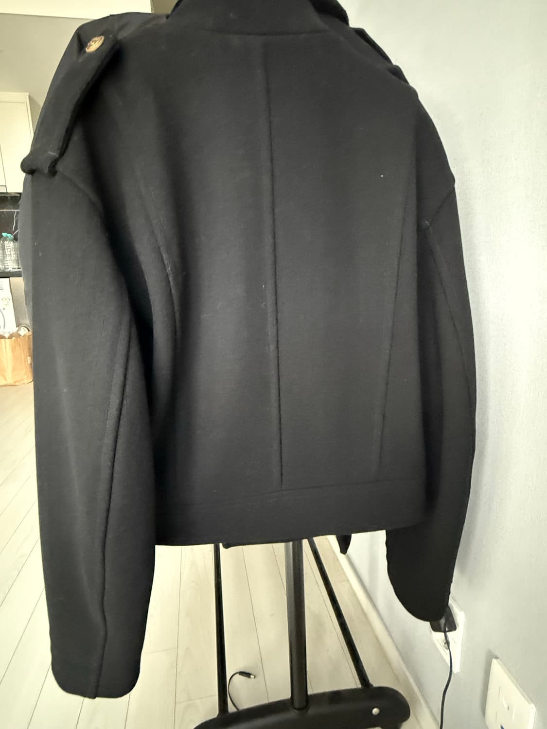 생로랑 울 펠트 밀리터리 자켓 46사이즈 국내매장택 상품이미지8