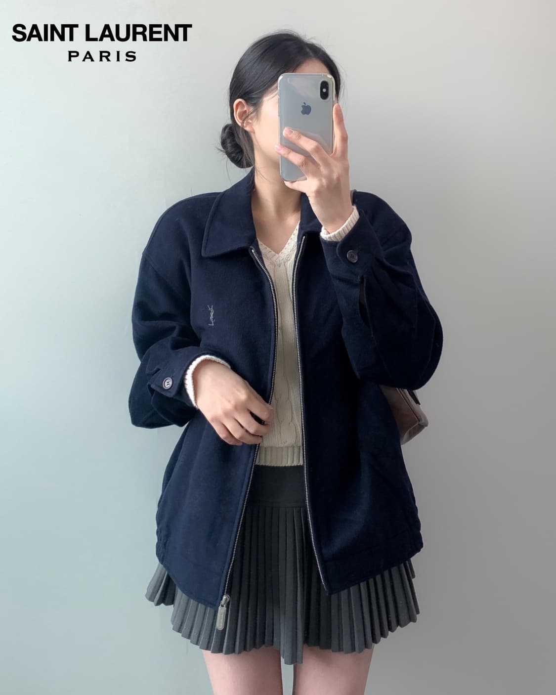 입생로랑 울 자켓 상품이미지2