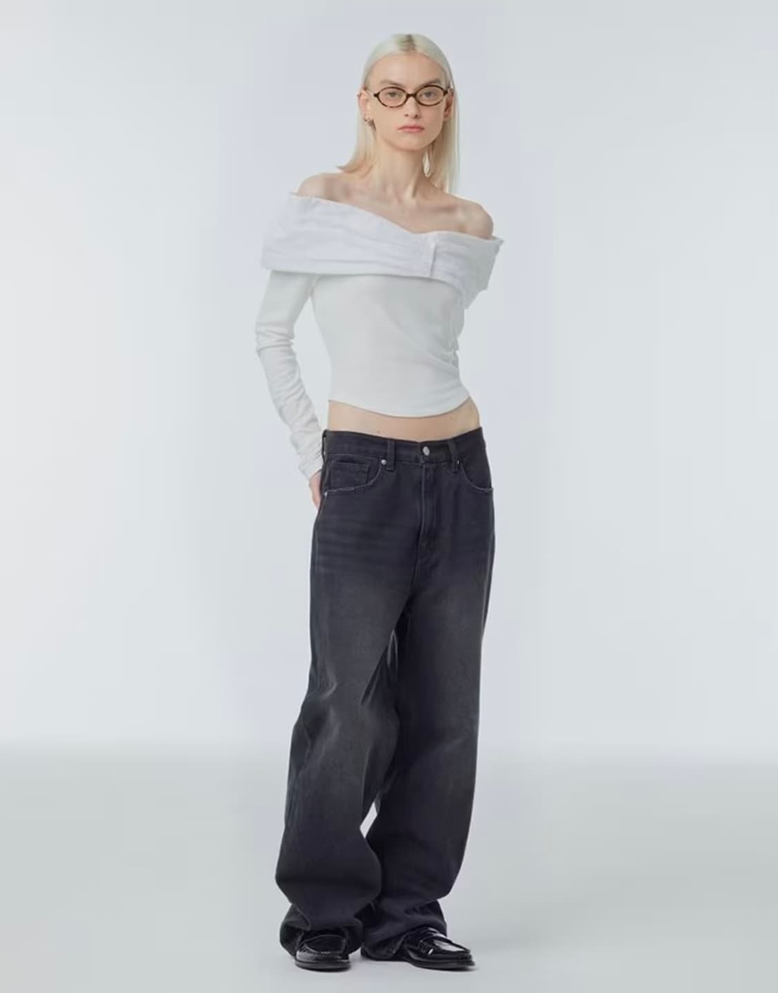 인스턴트펑크 wide 03 스트레이트 와이트 팬츠 바지 상품이미지5