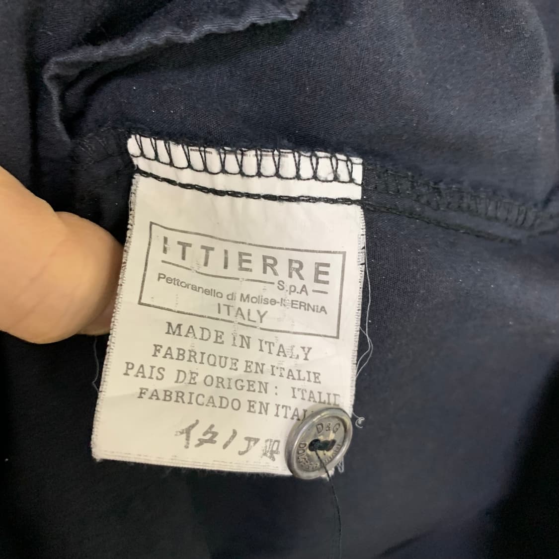 D&G 돌체앤가바나 로고 빈티지 셔츠 블랙 XXL 상품이미지6