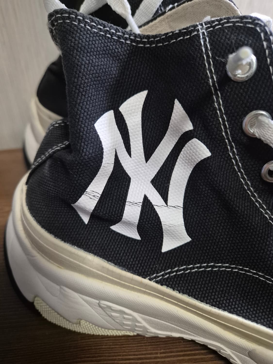 MLB 청키 하이탑 스니커즈 블랙 270 상품이미지3