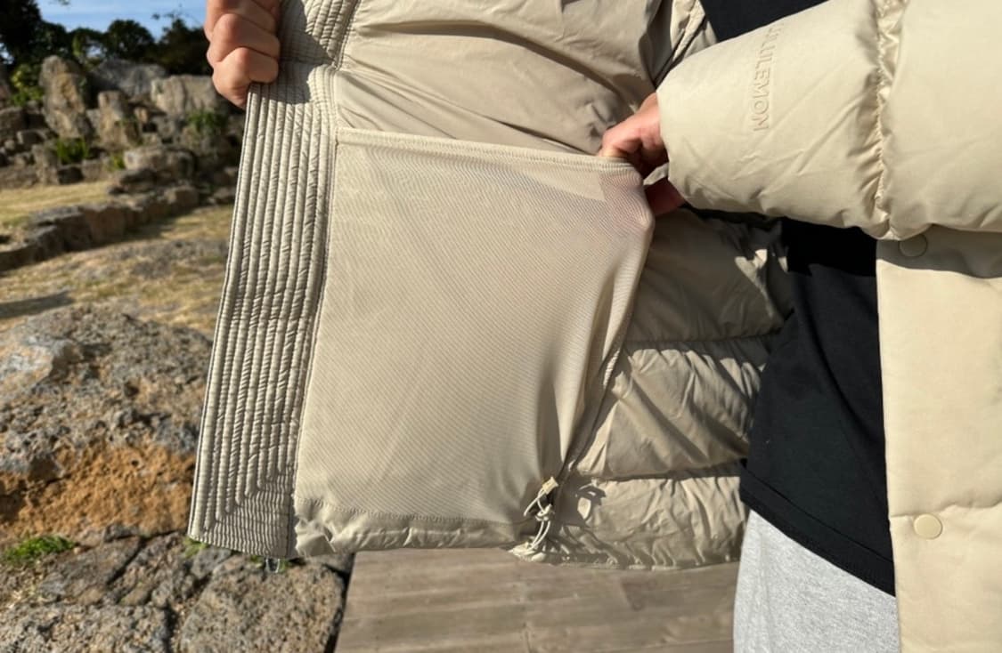 룰루레몬 Wunder Puff 600 구스 패딩ㅡ105사이즈 상품이미지8