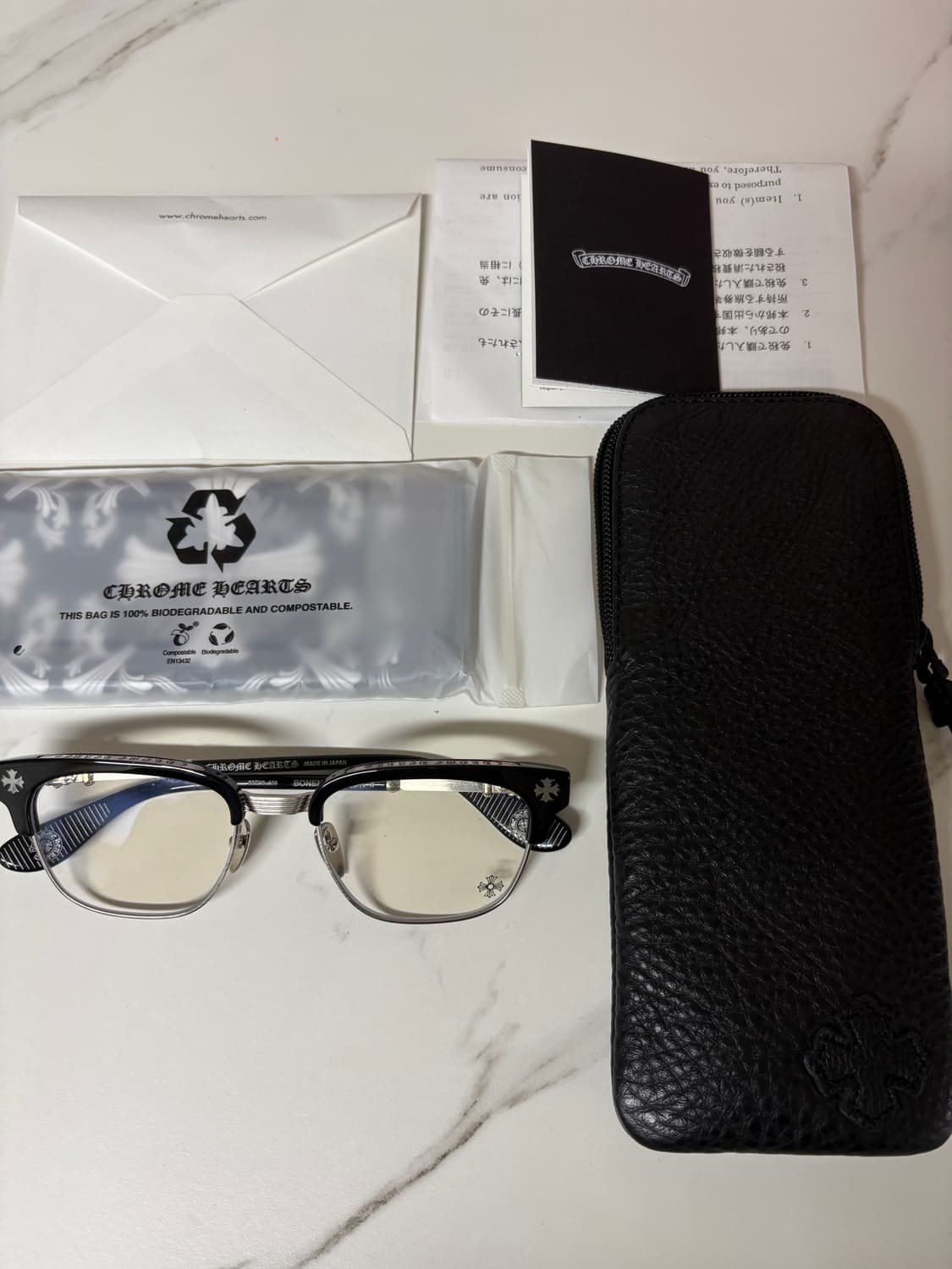 크롬하츠 안경 보넨노이슈어2 블랙/실버 상품이미지1