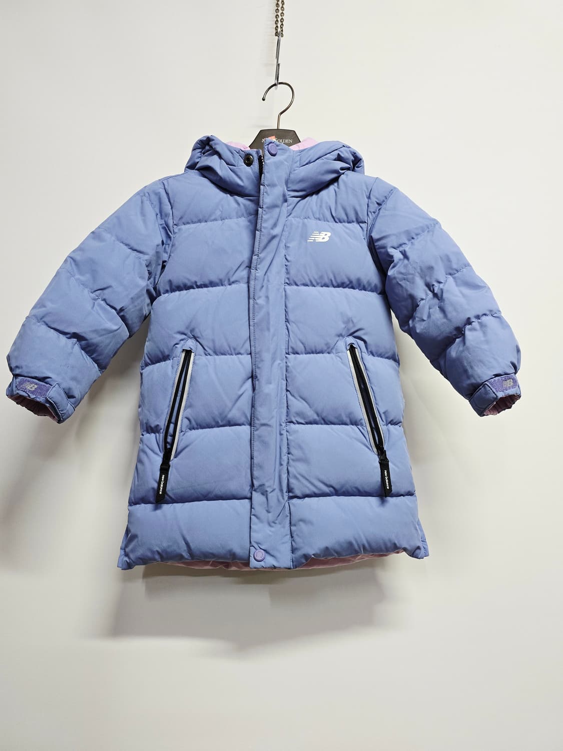 뉴발란스키즈 양면 핑크색 롱패딩 다운점퍼110 상품이미지8