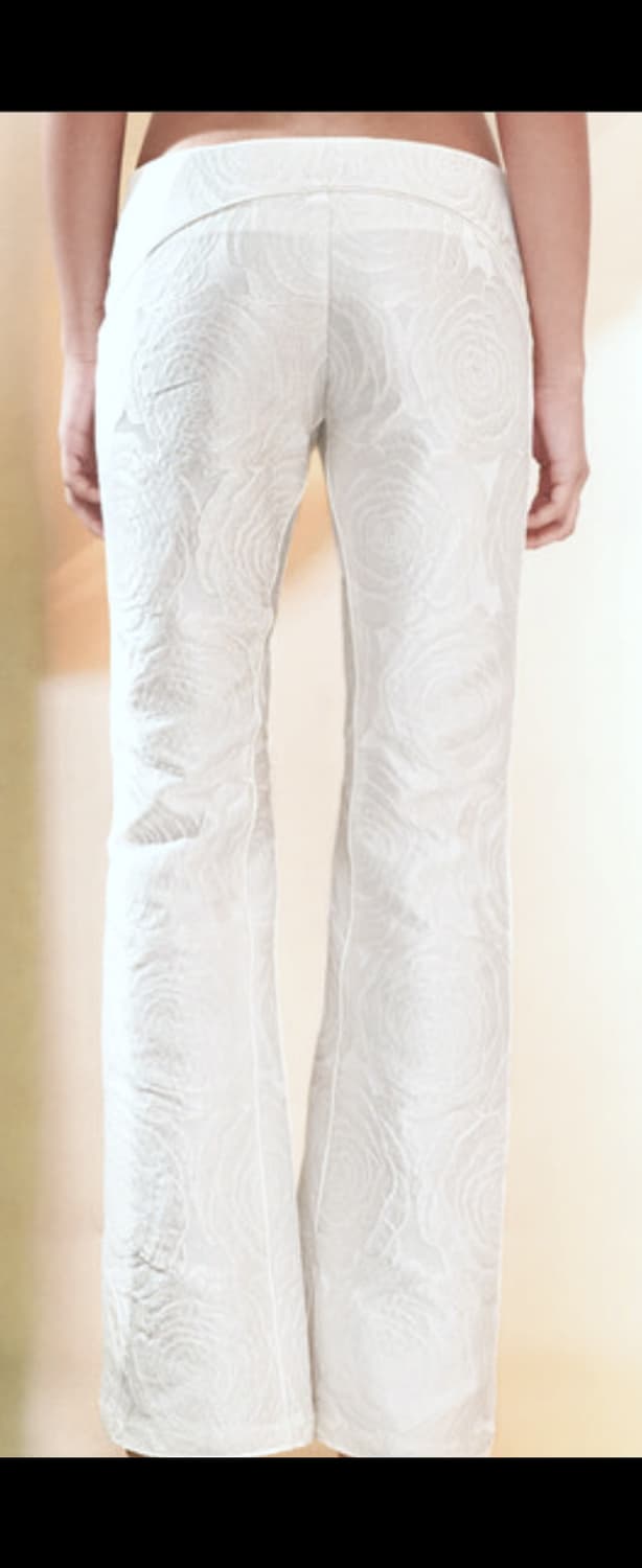 2000Archives White Piping Jacquard Pants 상품이미지5