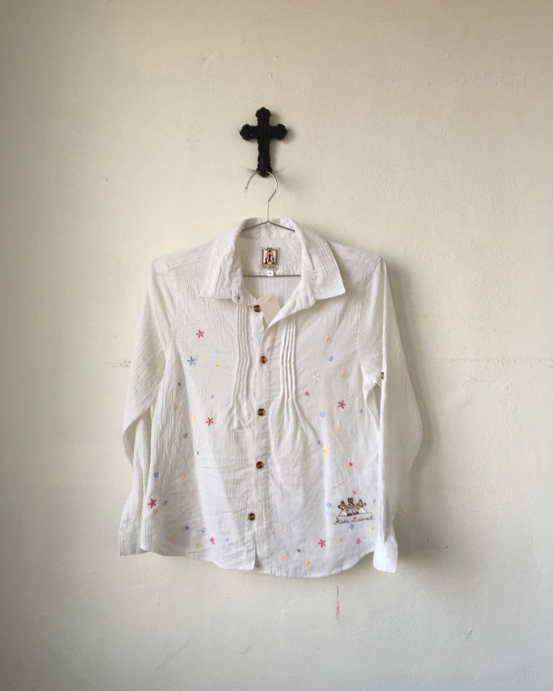 Embroidery pattern shirt 상품이미지2