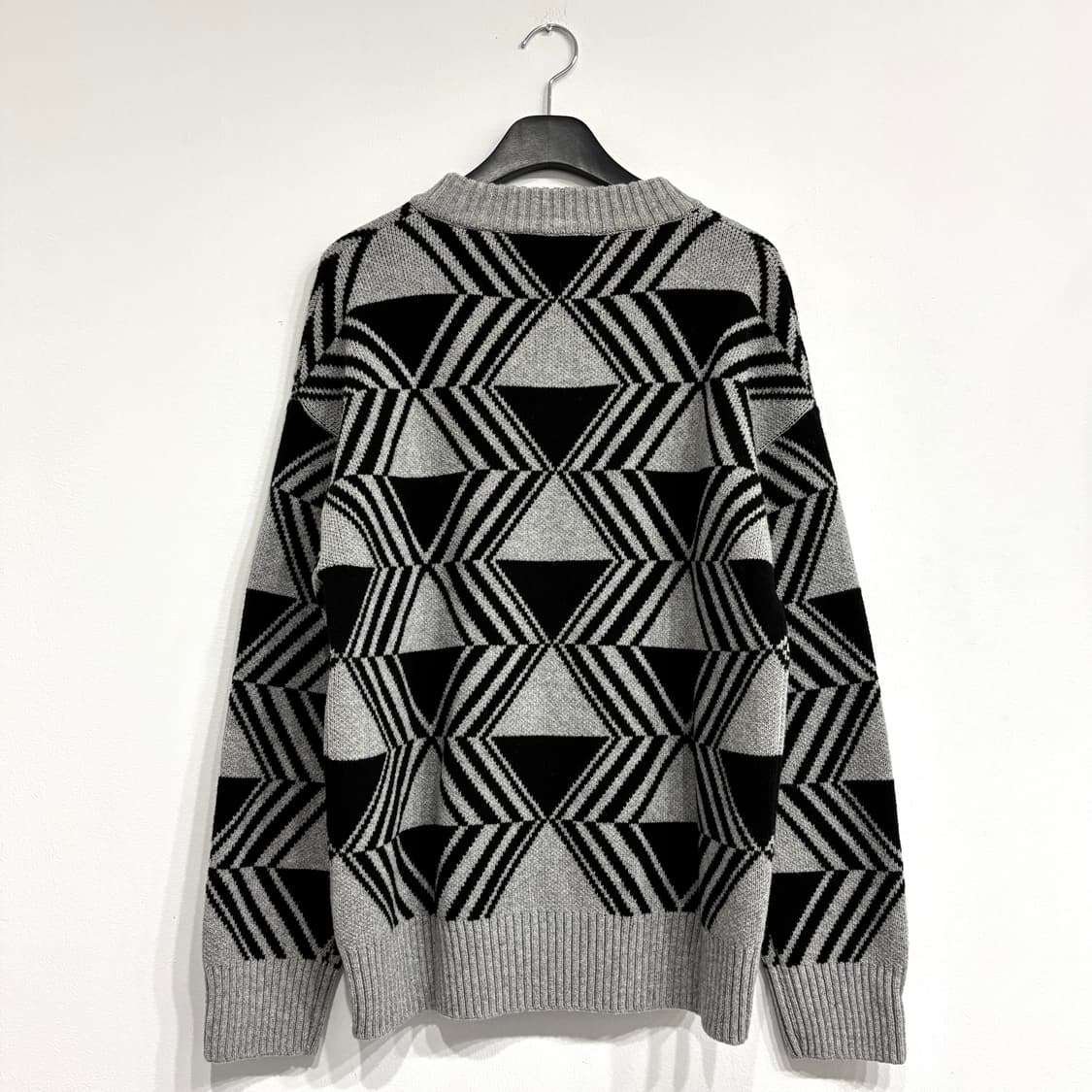 [새상품] 패턴 코튼니트 2컬러 상품이미지3