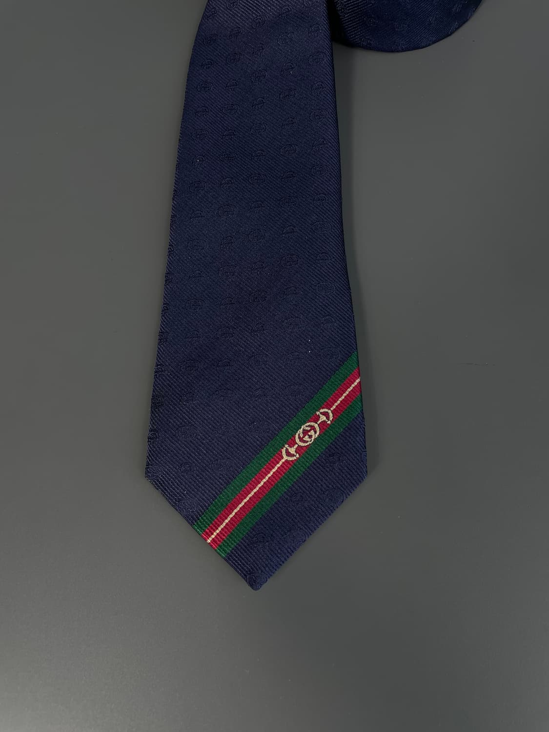 구찌Gucci 더블 G 홀스빗 자카드 실크 타이 상품이미지4