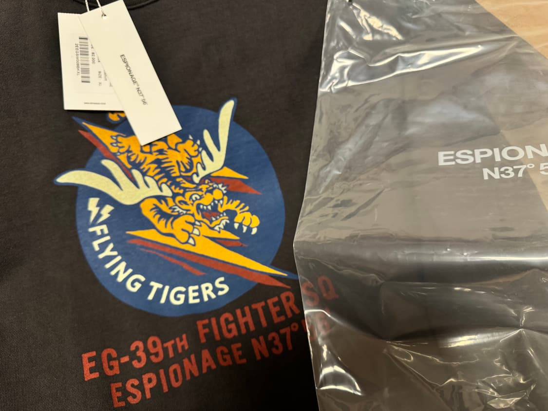 에스피오나지 맨투맨 플라잉타이거 헤비웨이트 (L사이즈/민트급) 실착1분! 상품이미지2