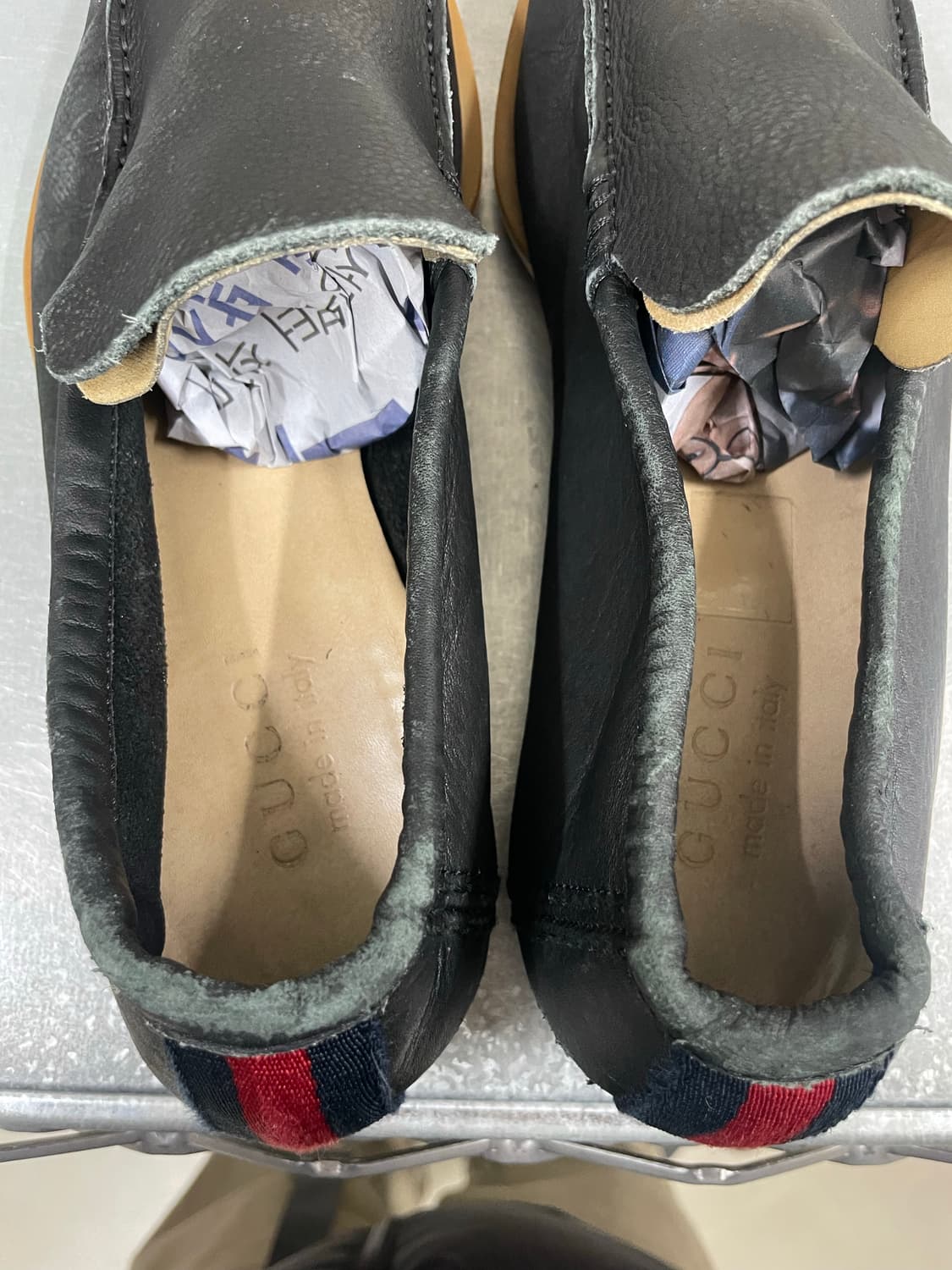 구찌 레더 슬립온 42 상품이미지10