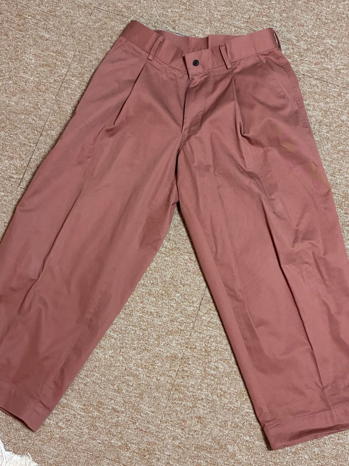 이얼즈어고 치노팬츠 핑크 S 상품이미지1