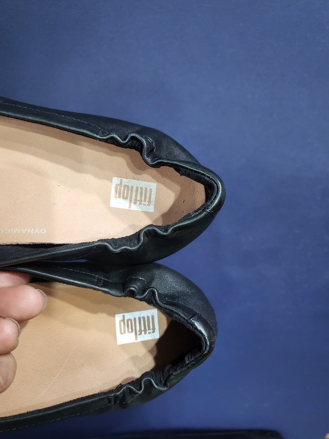 핏플랍 알레그로 레더 토 캡 발레플랫 상품이미지8