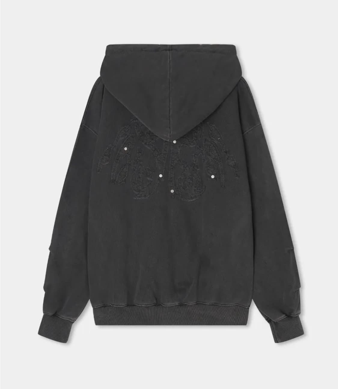 에트오소메 후드집업 차콜 상품이미지2