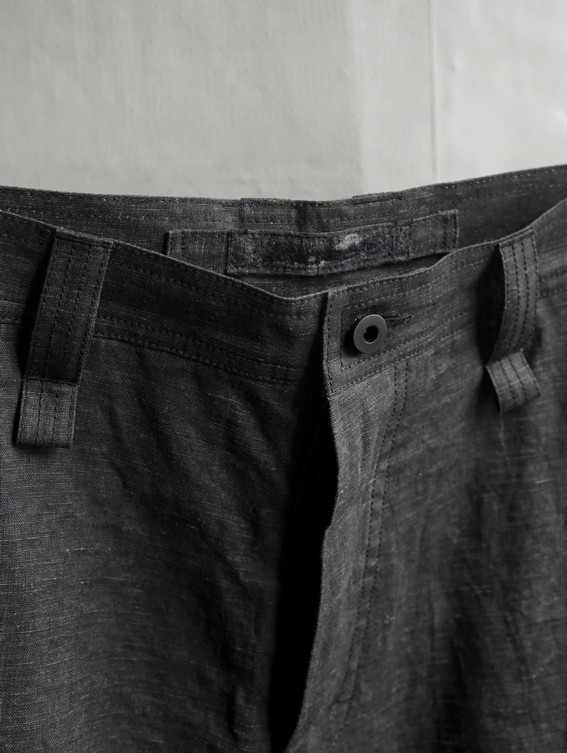 블랙멀 잉크 코팅 트라우져 팬츠(M) 상품이미지3