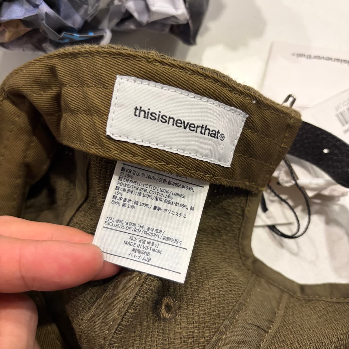 디스이즈네버댓 Original 볼캡 브라운 상품이미지5