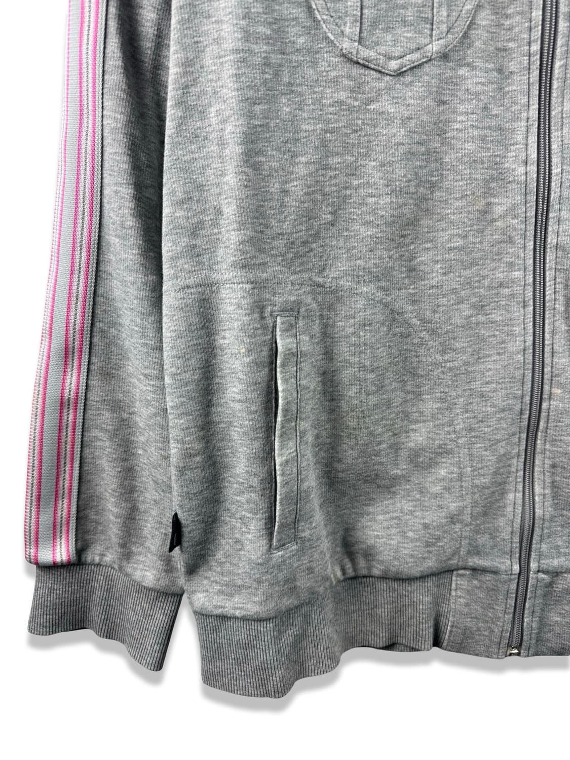 아디다스 그레이 핑크 코튼집업1984 상품이미지5