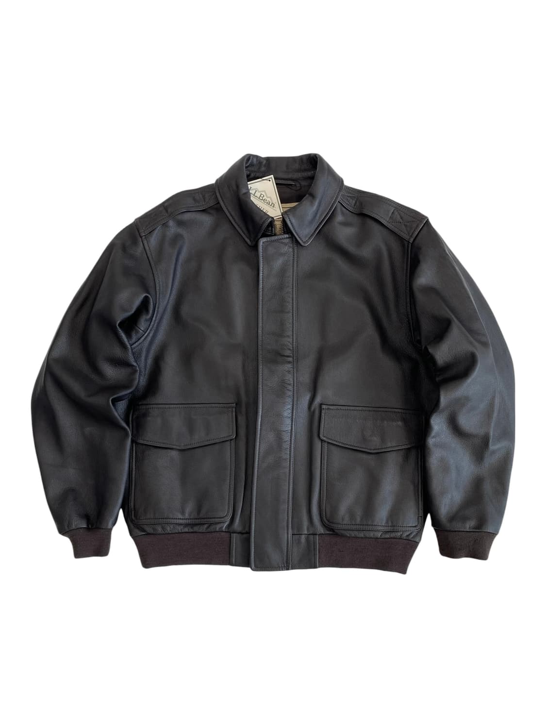 00's 엘엘빈 염소가죽 타입A-2 플라이트 자켓 상품이미지1