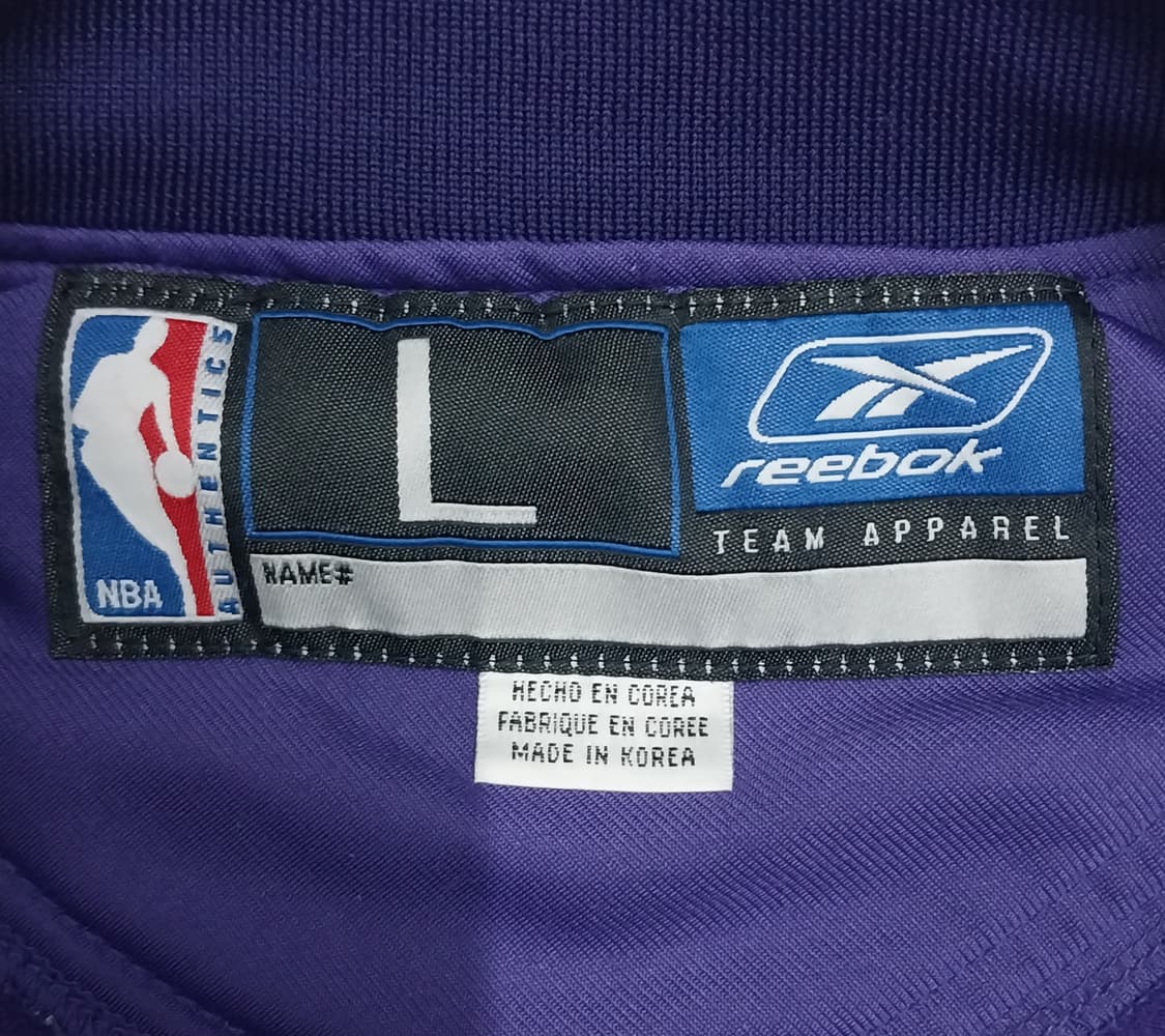 리복 X NBA 새크라멘토 킹스 트랙 자켓 L 상품이미지4