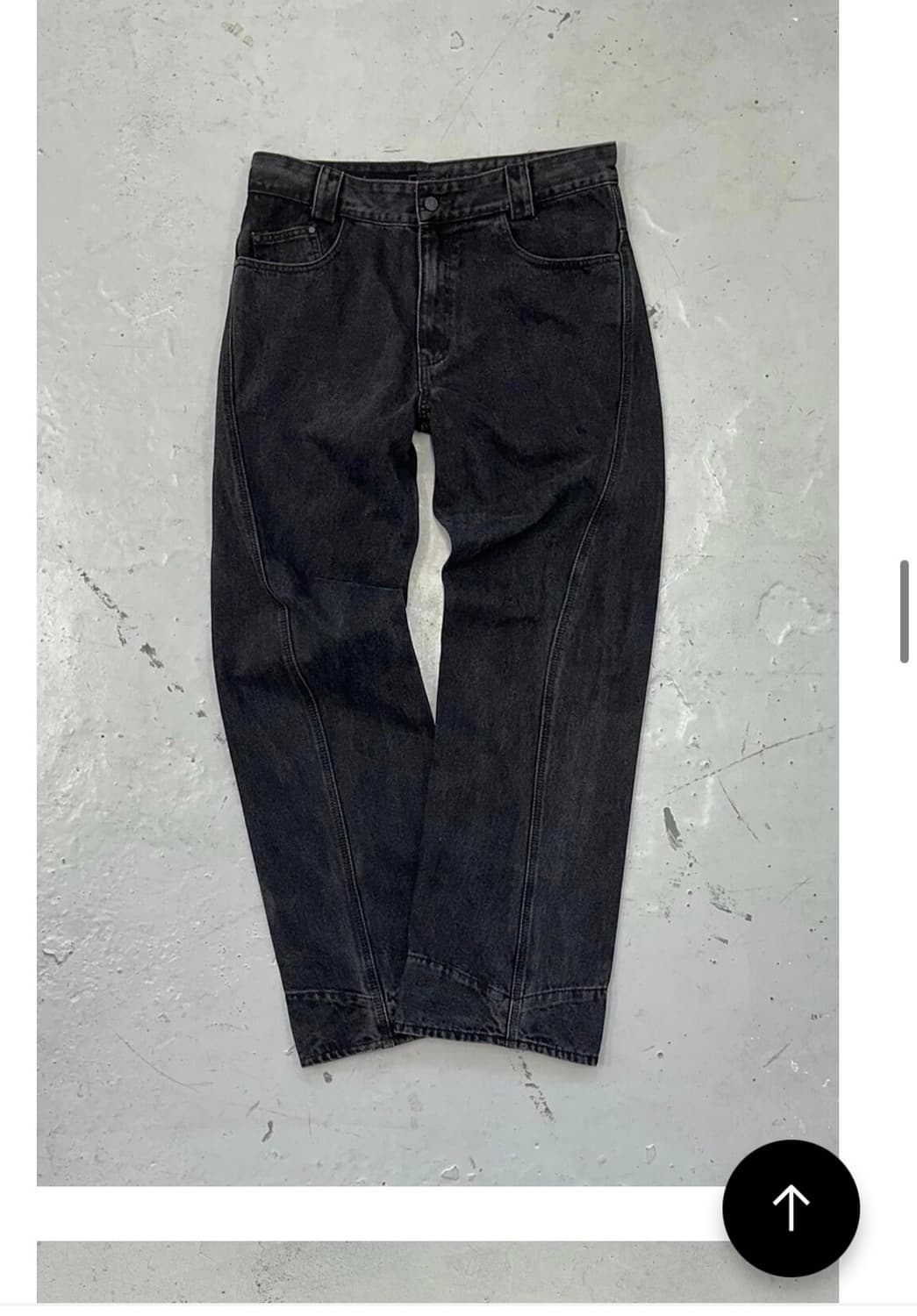 MPa DRIFT DENIM PANTS (BLACK) M 상품이미지1