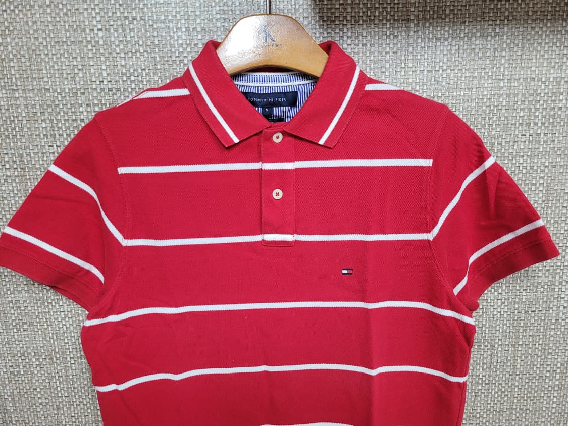 S사이즈 타미힐피거 슬림핏 반팔 카라티 PK 상품이미지2