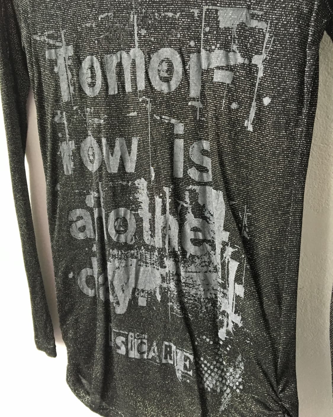 Full glitter lettering printing mesh sle 상품이미지6